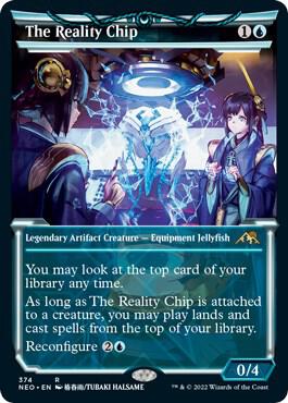 The Reality Chip Showcase 374 (Kamigawa: Neon Dynasty)  - Foil | Good Games Adelaide SA