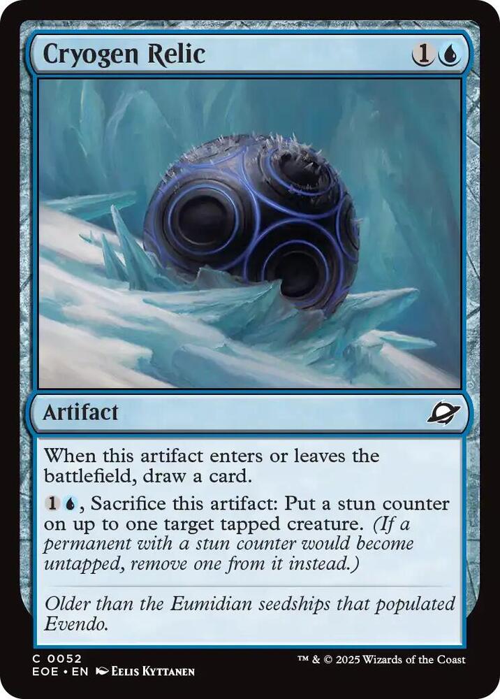 Cryogen Relic 52 (Edge of Eternities)  | Good Games Adelaide SA