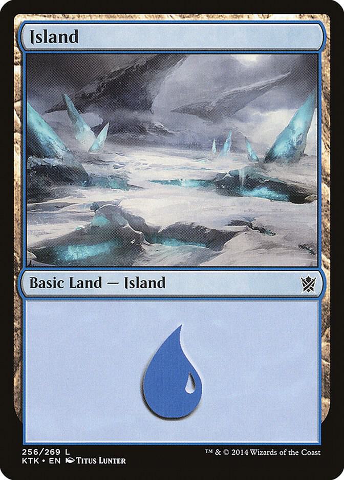 Island 256 (Khans of Tarkir)  - Foil | Good Games Adelaide SA