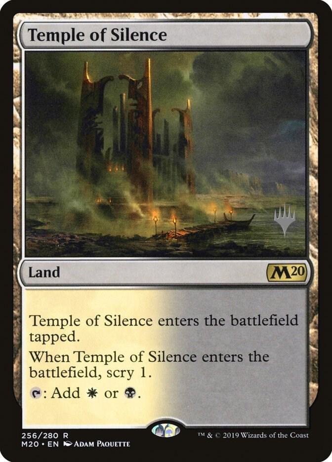 Temple of Silence 256 (Promo Pack: Core Set 2020)  - Foil | Good Games Adelaide SA