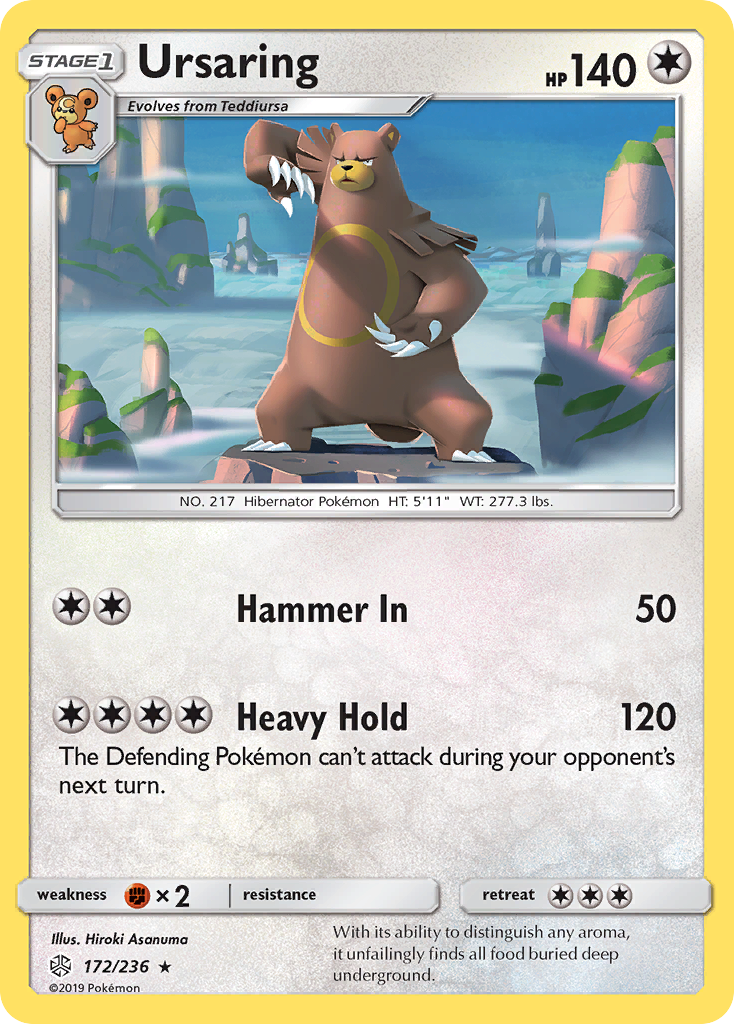 Ursaring (172/236) [Sun & Moon: Cosmic Eclipse] | Good Games Adelaide SA