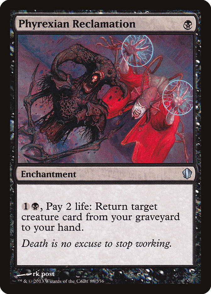 Phyrexian Reclamation [Commander 2013] | Good Games Adelaide SA