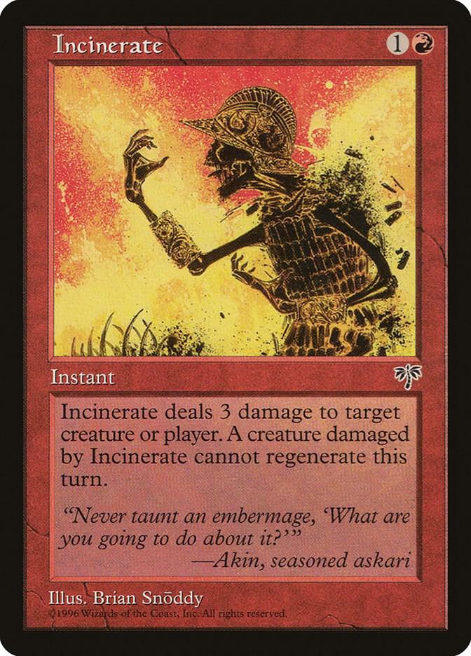 Incinerate  (Mirage)  | Good Games Adelaide SA