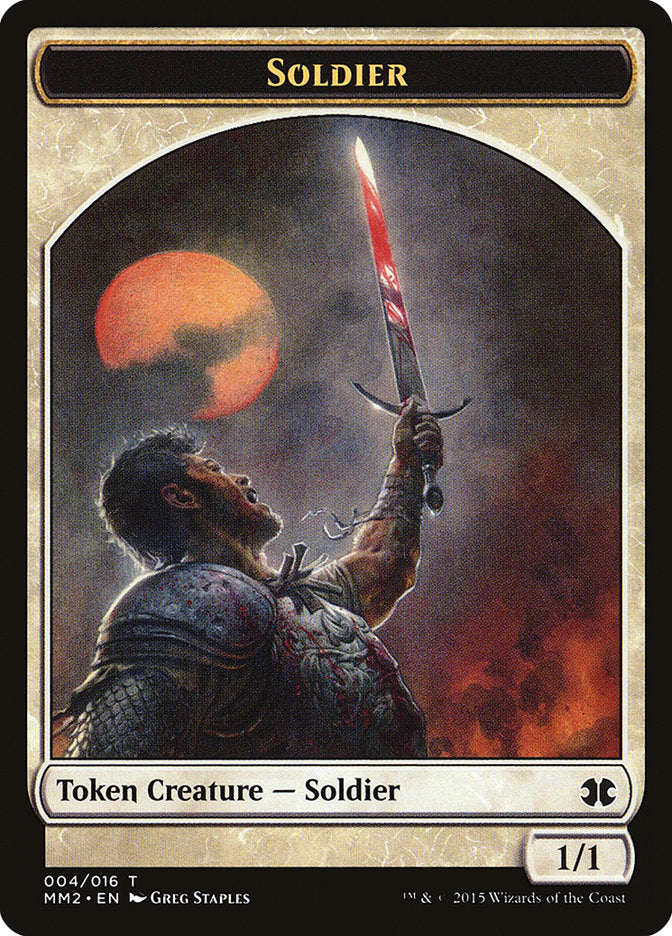 Soldier Token [Modern Masters 2015 Tokens] | Good Games Adelaide SA