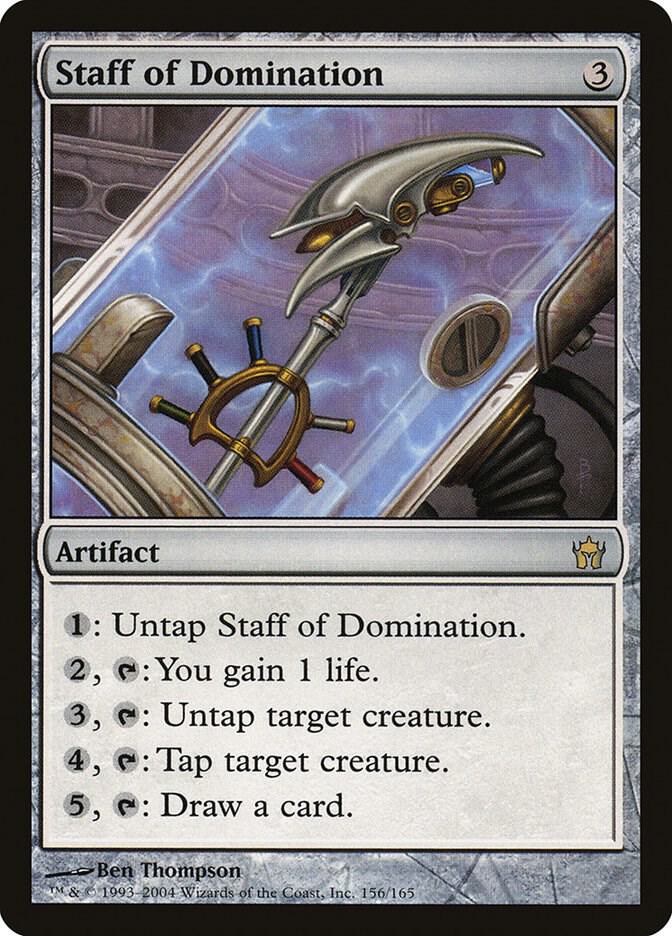Staff of Domination 156 (Fifth Dawn)  - Foil | Good Games Adelaide SA