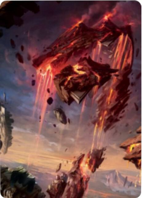 Mountain Art Card 17 81 17 (Art Series: Zendikar Rising)  | Good Games Adelaide SA