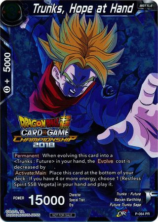 Trunks, Hope at Hand (P-064) [Tournament Promotion Cards] | Good Games Adelaide SA
