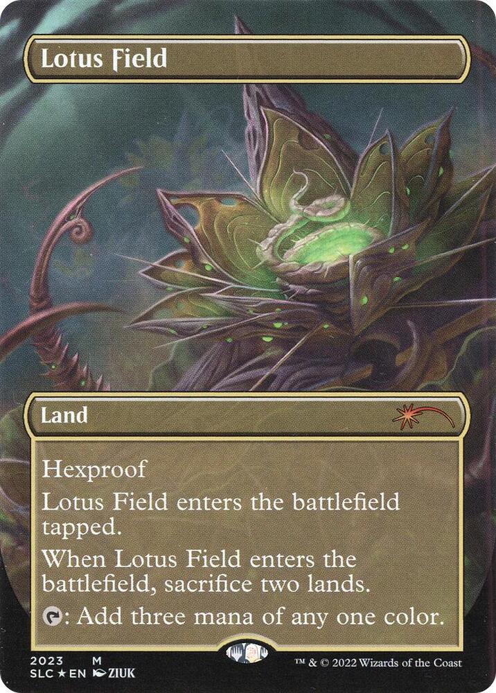 Lotus Field 2023 (Secret Lair: 30th Anniversary Countdown Kit)  - Borderless Foil | Good Games Adelaide SA