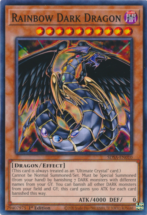 Rainbow Dark Dragon [SDSA-EN010] Common | Good Games Adelaide SA