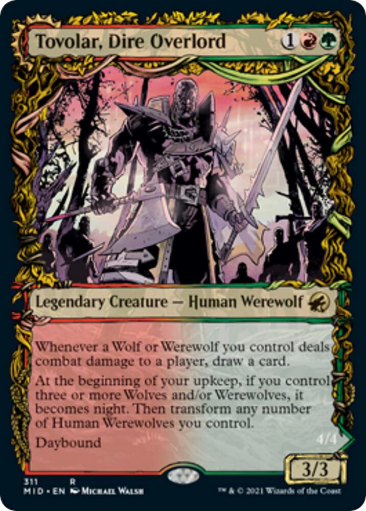 Tovolar Dire Overlord Showcase 311 (Innistrad: Midnight Hunt)  | Good Games Adelaide SA