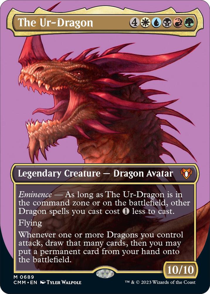 The Ur-Dragon 689 (Commander Masters)  - Borderless | Good Games Adelaide SA