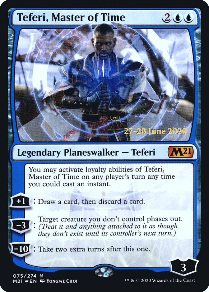 Teferi, Master of Time  [Core Set 2021 Prerelease Promos] | Good Games Adelaide SA