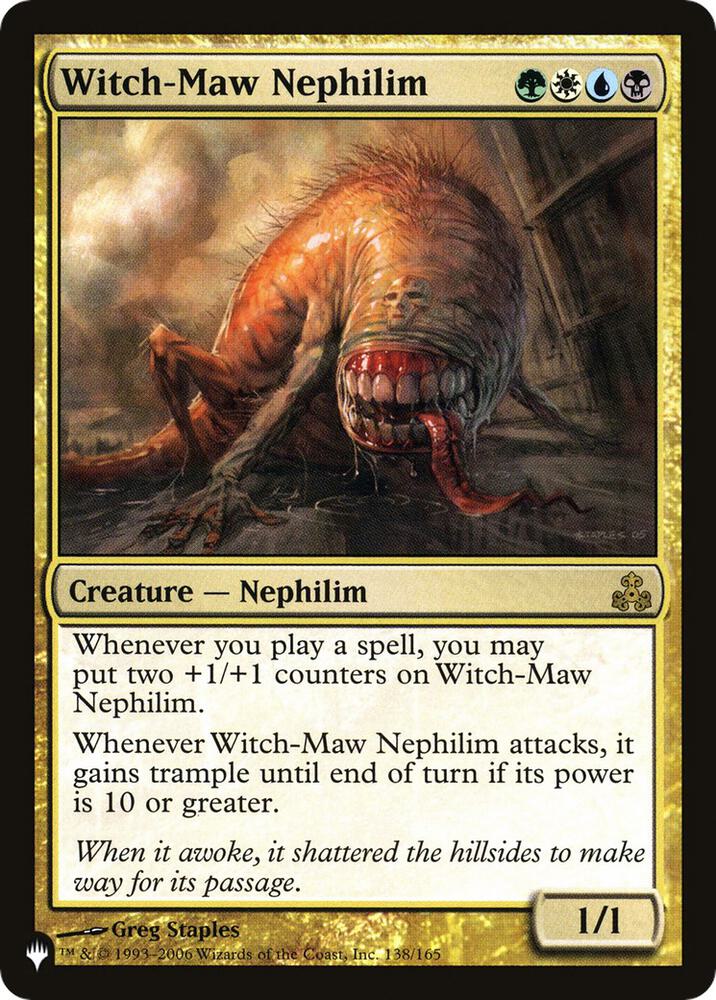 Witch Maw Nephilim 138/165 (The List Reprints)  | Good Games Adelaide SA