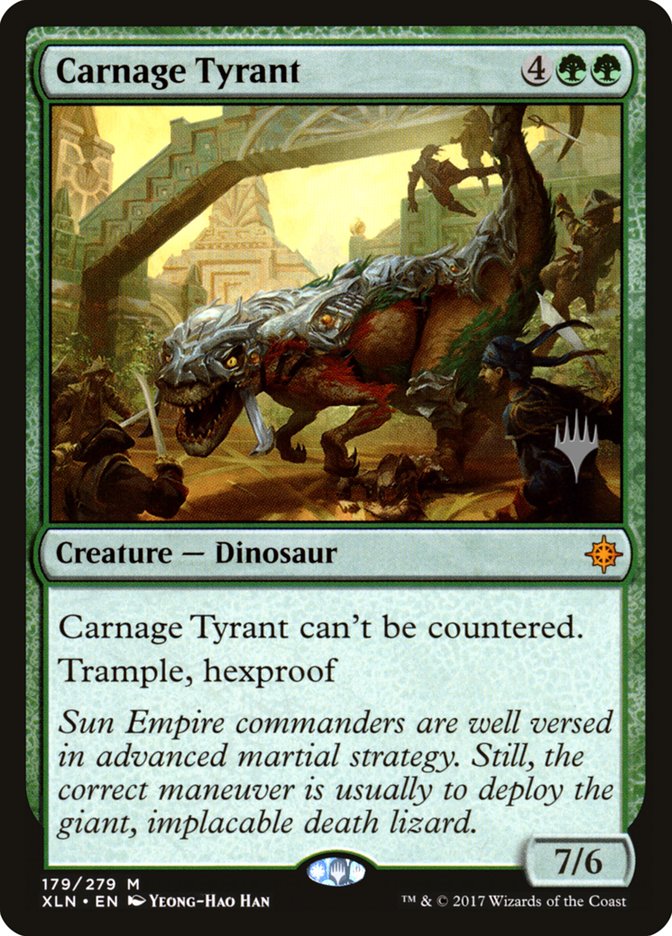 Carnage Tyrant [Ixalan Promos] | Good Games Adelaide SA