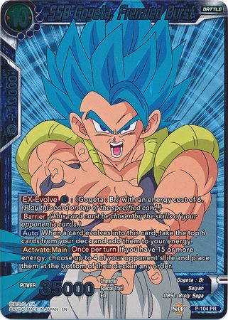 SSB Gogeta, Frenzied Burst (P-104) [Promotion Cards] | Good Games Adelaide SA