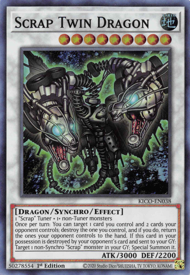 Scrap Twin Dragon [KICO-EN038] Super Rare | Good Games Adelaide SA