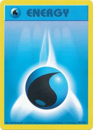 Water Energy (102/102) [Base Set Shadowless Unlimited] | Good Games Adelaide SA