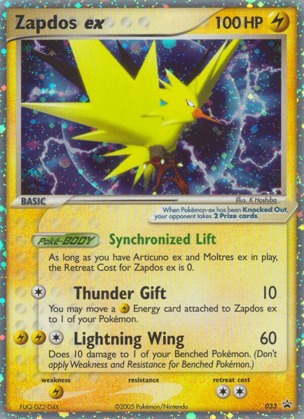 Zapdos ex (033) [Nintendo: Black Star Promos] | Good Games Adelaide SA