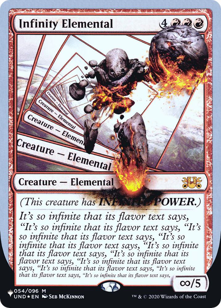 Infinity Elemental 054/096 (The List Reprints)  - Foil | Good Games Adelaide SA