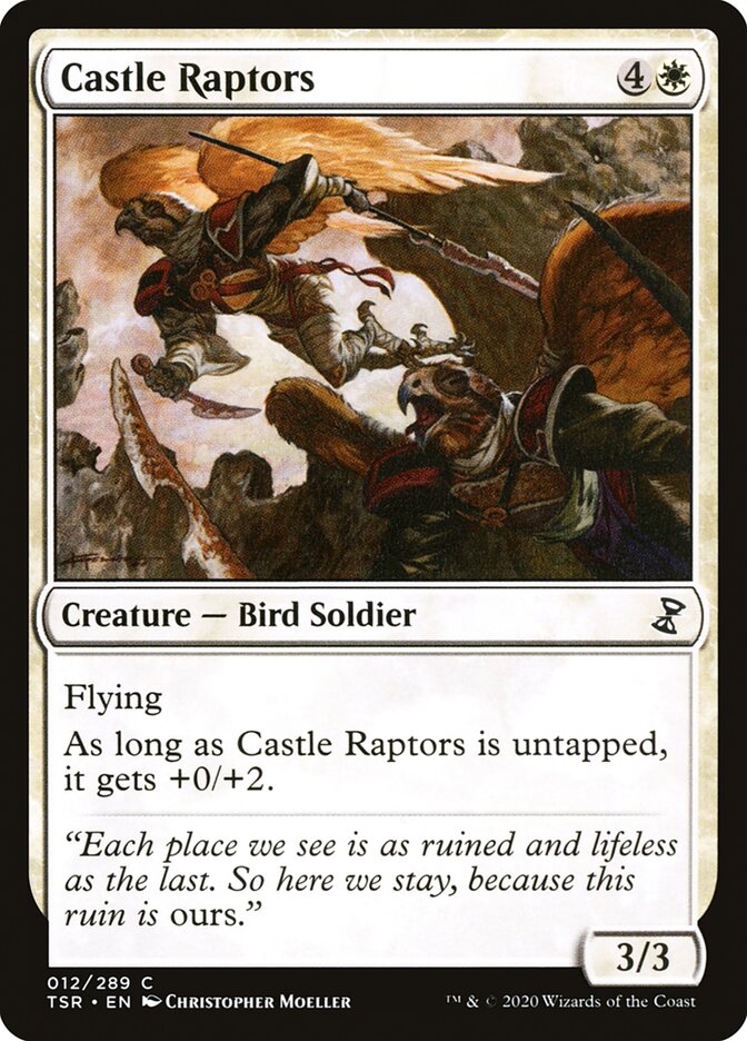 Castle Raptors 12 (Time Spiral: Remastered)  - Foil | Good Games Adelaide SA