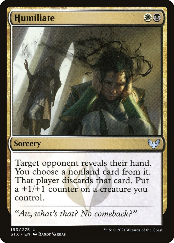 Humiliate 193 (Strixhaven: School of Mages)  - Foil | Good Games Adelaide SA