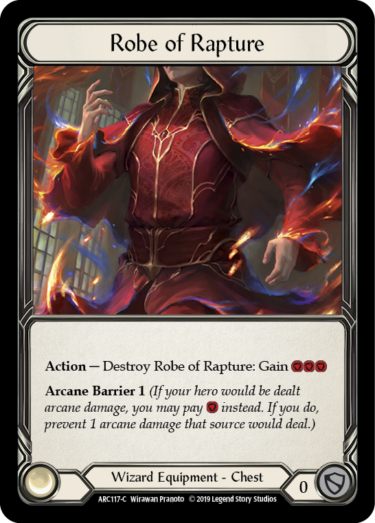 Robe of Rapture [ARC117-C] 1st Edition Cold Foil | Good Games Adelaide SA
