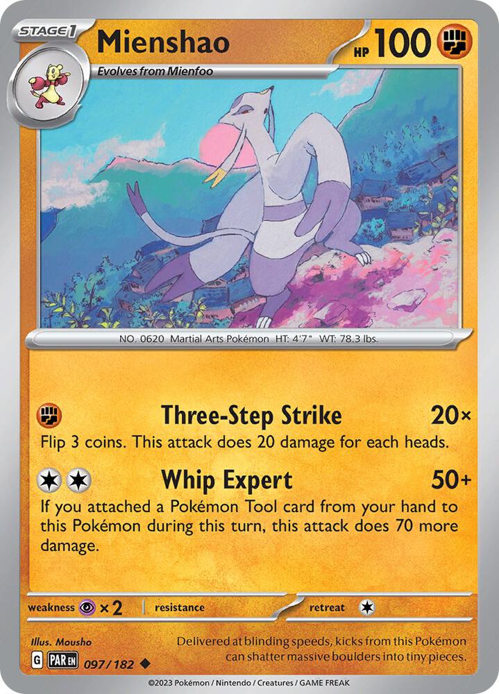 Mienshao 097/182 (SV04: Paradox Rift)  | Good Games Adelaide SA