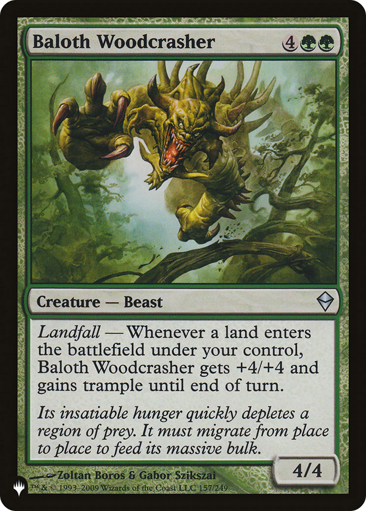 Baloth Woodcrasher [The List Reprints] | Good Games Adelaide SA