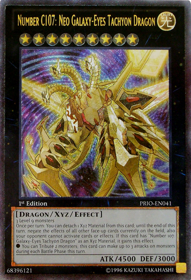 Number C107: Neo Galaxy-Eyes Tachyon Dragon [PRIO-EN041] Super Rare | Good Games Adelaide SA
