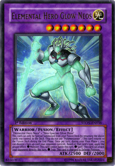 Elemental Hero Glow Neos [STON-EN036] Ultra Rare | Good Games Adelaide SA