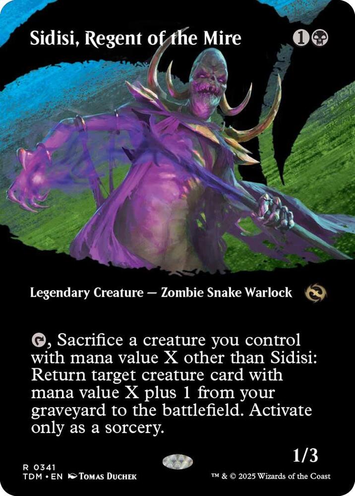 Sidisi, Regent of the Mire 341 (Tarkir: Dragonstorm)  - Foil | Good Games Adelaide SA