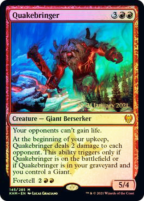 Quakebringer  [Kaldheim Prerelease Promos] | Good Games Adelaide SA