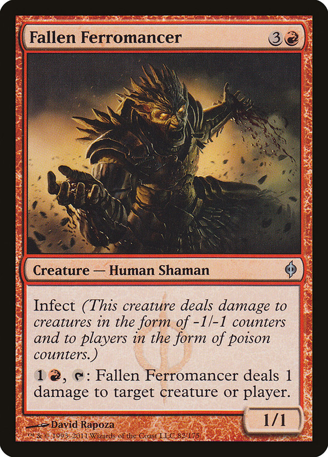 Fallen Ferromancer 82 (New Phyrexia)  - Foil | Good Games Adelaide SA