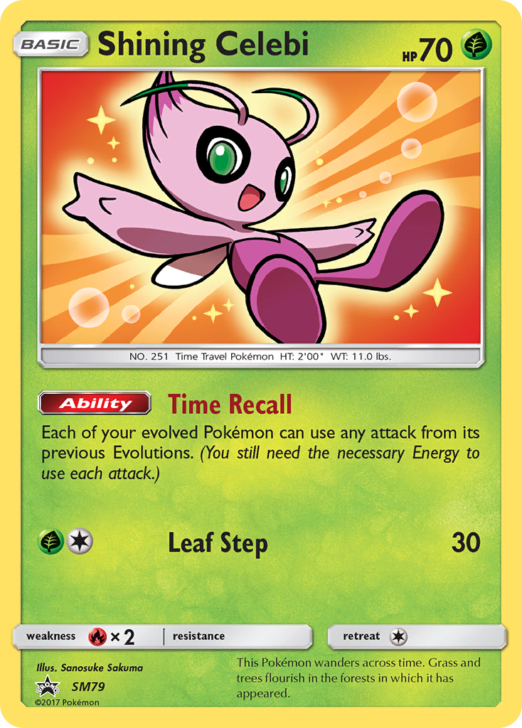Shining Celebi (SM79) [Sun & Moon: Black Star Promos] | Good Games Adelaide SA