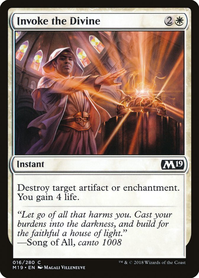 Invoke the Divine [Core Set 2019] | Good Games Adelaide SA