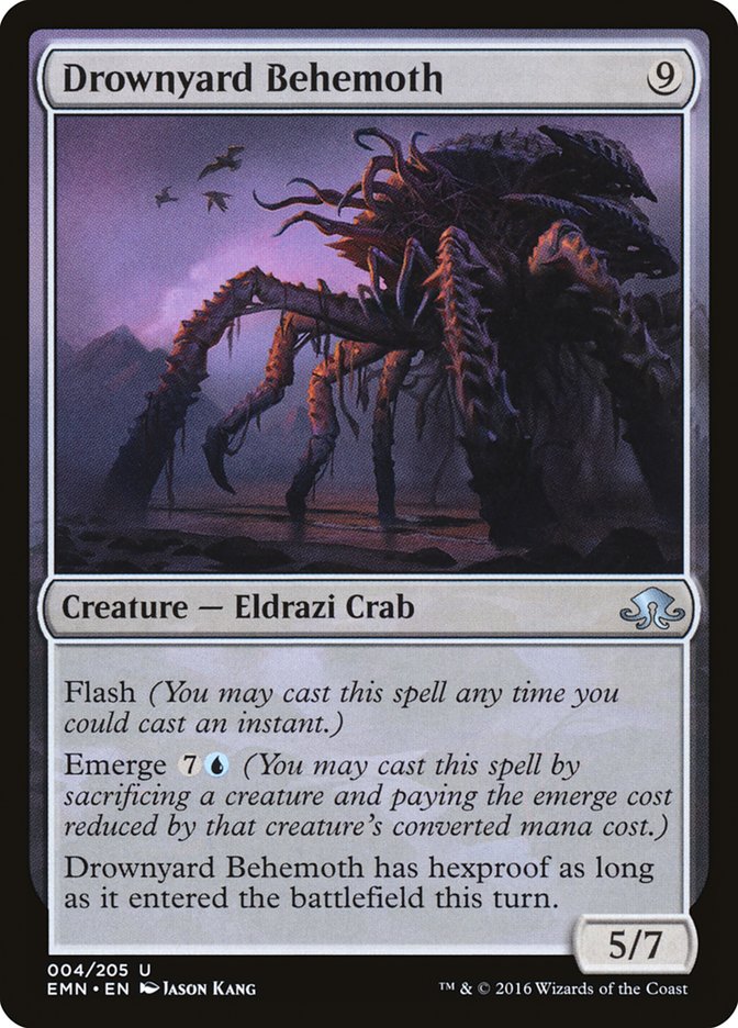 Drownyard Behemoth 4 (Eldritch Moon)  - Foil | Good Games Adelaide SA