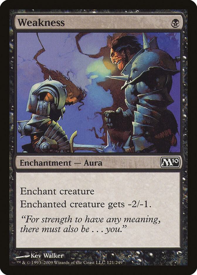 Weakness 121/249 (Magic 2010 (M10))  - Foil | Good Games Adelaide SA