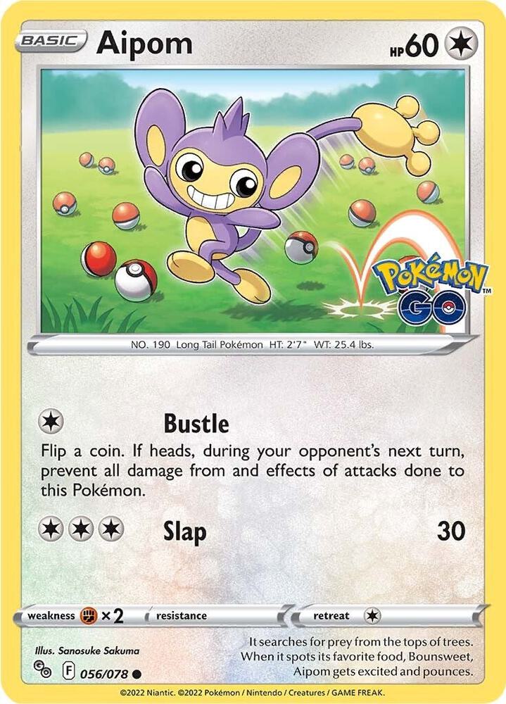 Aipom 056/078 (Pokemon GO)  | Good Games Adelaide SA