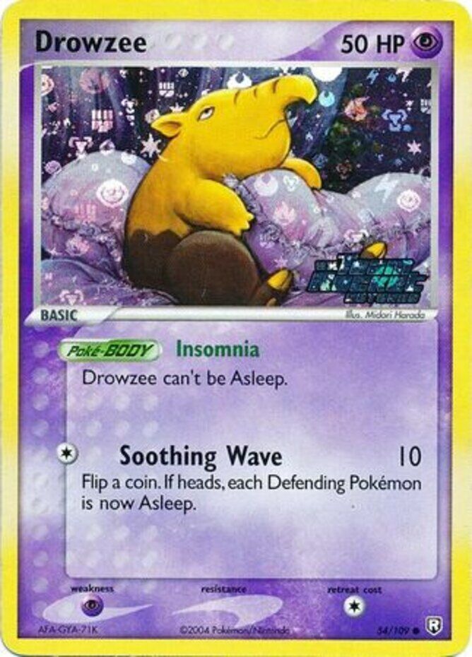 Drowzee (54/109) (Stamped) [EX: Team Rocket Returns] | Good Games Adelaide SA