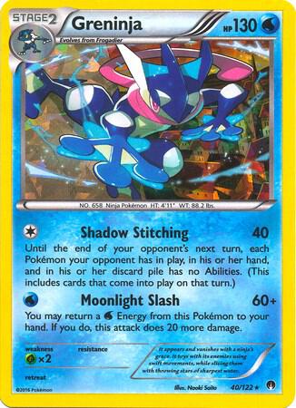Greninja 40 122 XY BREAKpoint 040/122 (Deck Exclusives)  - Holofoil | Good Games Adelaide SA