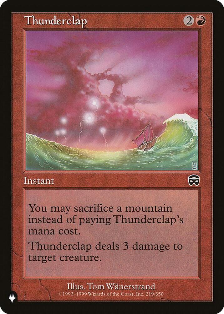 Thunderclap 219/350 (The List Reprints)  | Good Games Adelaide SA