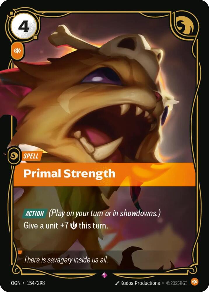 Primal Strength 154/298 (Origins)  - Foil | Good Games Adelaide SA