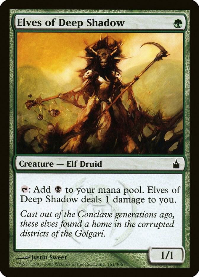 Elves of Deep Shadow 161 (Ravnica: City of Guilds)  - Foil | Good Games Adelaide SA