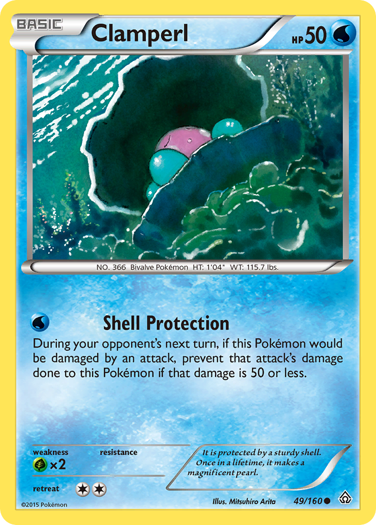 Clamperl (49/160) [XY: Primal Clash] | Good Games Adelaide SA