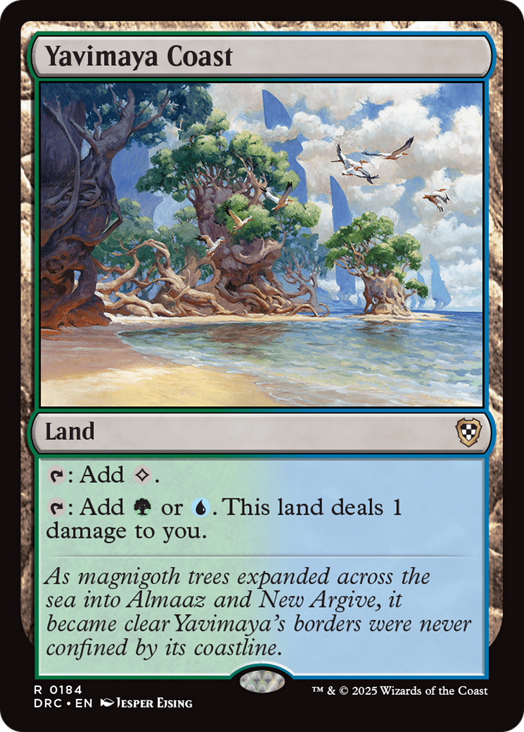 Yavimaya Coast [Aetherdrift Commander] | Good Games Adelaide SA