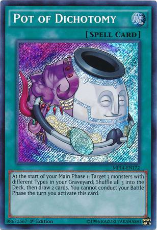 Pot of Dichotomy [MP14-EN172] Secret Rare | Good Games Adelaide SA