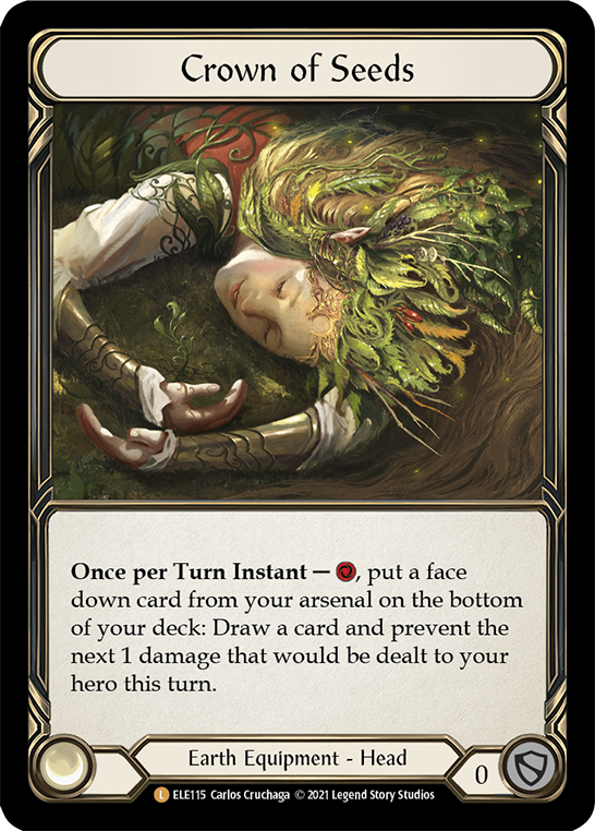Crown of Seeds [ELE115] (Tales of Aria)  1st Edition Cold Foil | Good Games Adelaide SA