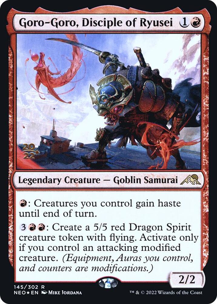 Goro Goro Disciple of Ryusei 145 (Prerelease Cards)  - Foil | Good Games Adelaide SA