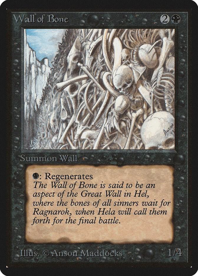 Wall of Bone  (Beta Edition)  | Good Games Adelaide SA