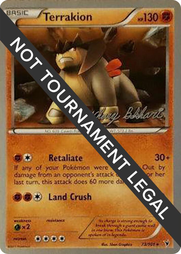 Terrakion 2012 Zachary Bokhari 73/101 (World Championship Decks)  | Good Games Adelaide SA